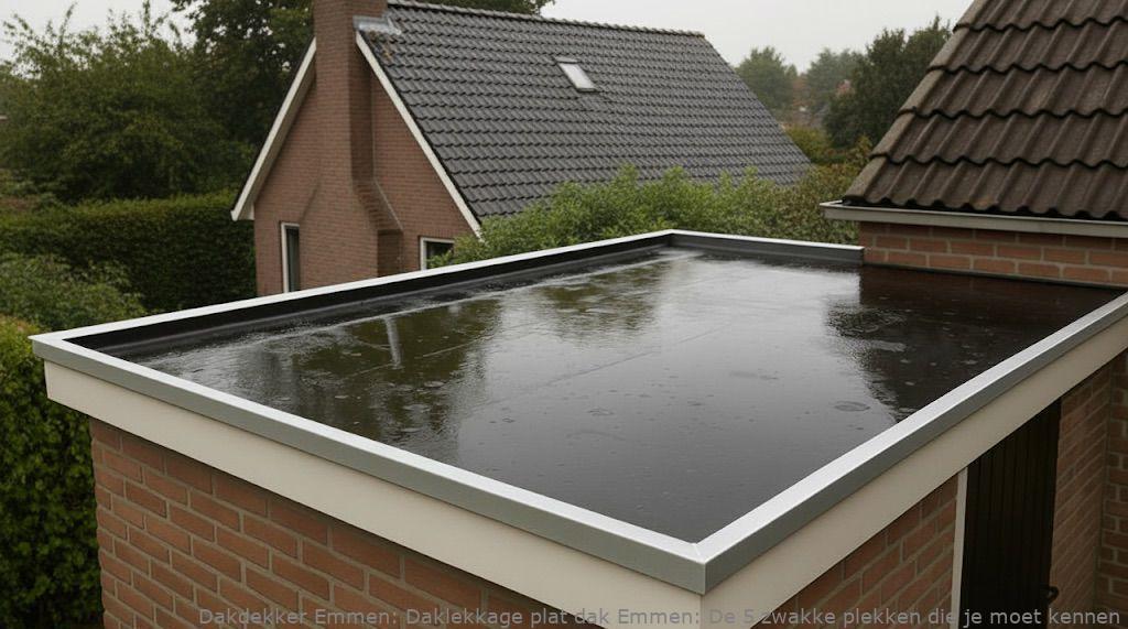 Daklekkage Plat Dak Emmen