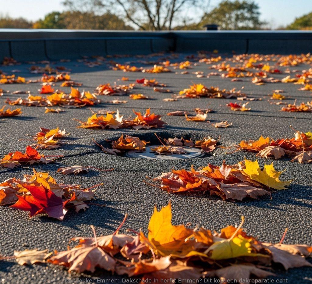 Dakschade In Herfst Emmen